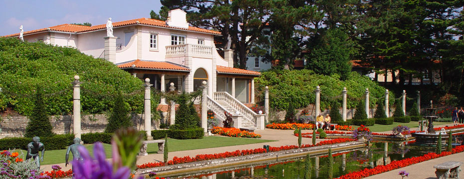 the italian villa, compton acres
